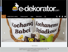 Tablet Screenshot of e-dekorator.com